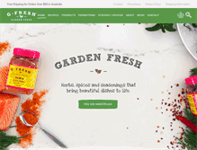 Tablet Screenshot of gfresh.com.au